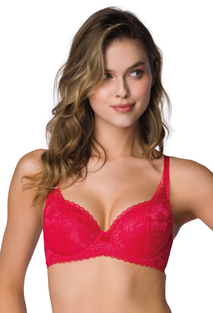 Push-up bra red Hannah M-0115/11