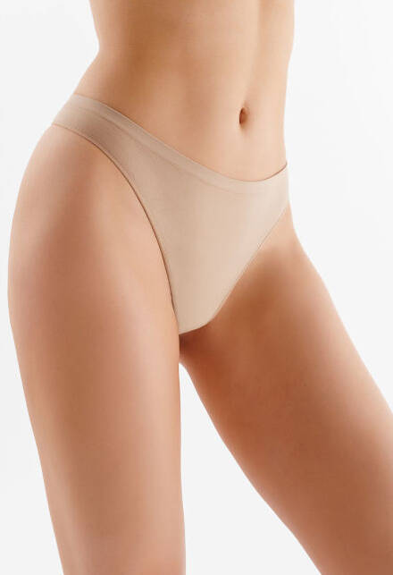 Seamless string panties Natural String Briefs