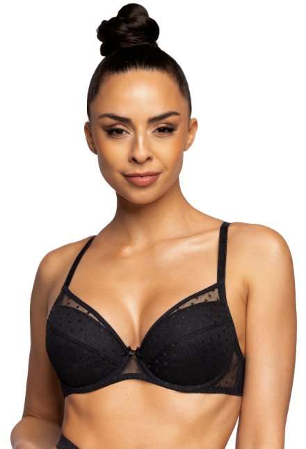 Set push-up bra black Dotssy M-3714/11 and thongs S-3714/4