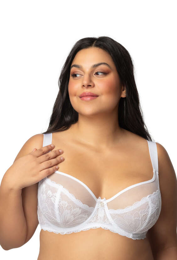 Soft bra white Lindsay M-0203/2