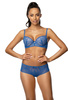 Set push-up bra blue Marina M-3637/11 and thongs S-3637/4
