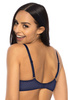 Soft bra navy blue-beige Percy M-3530/2