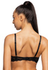 Set push-up bra black-beige Niki M-3756/11 and panties F-3756/5