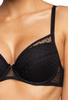 Set push-up bra black Dotssy M-3714/11 and panties F-3714/5