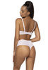 Set push-up bra white Elif M-3802/11 and thongs  Elig S-3802/42
