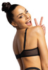 Set soft bra black Dotssy M-3714/2 and panties F-3714/5