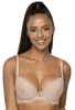 Set push-up bra beige Estelle M-0198/11/2 and thongs S-0198/4/1