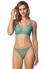Set push-up bra turquoise  Eternal M-4028/11/1 and  panties F-4028/5