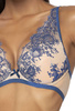 Komplet biustonosz push-up beżowo-granatowy Frances M- 3804/11/1 i figi F-3804/5