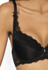Biustonosz push-up czarny Gaila M-0129/11