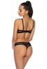 Thongs black Angel S-3329/4