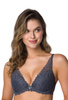 Set push-up bra grey Nerine M-3931/11 and thongs S-3931/4
