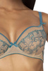 Soft bra beige-turquoise Maureen M-3808/2