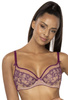 Soft bra beige-violet Maureen M-3808/2 and panties F-3808/51