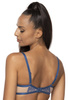Komplet biustonosz push-up beżowo- granatowy Frances M-3804/11/1 i stringi S-3804/4