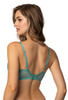 Set push-up bra turquoise  Eternal M-4028/11/1 and  panties F-4028/5