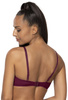 Komplet biustonosz push-up beżowo- fioletowy Maureen M-3808/11/1 i stringi S-3808/4