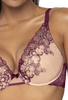 Set push-up bra beige-violet Maureen M-3808/11/1 and thongs  Maureen S-3808/4