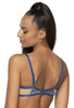 Komplet biustonosz push-up beżowo- granatowy Frances M-3804/11 i stringi S-3804/4