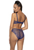 Set push-up bra navy blue Maxine M-3827/11 and panties F-3827/5