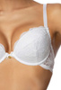 Set push-up bra white Nell M-0196/1 and thongs S-0196/4