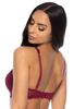 Padded bra burgundy Carmela M-053/22