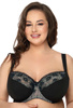 Semi-soft bra black-coloured Lissy M-3308/21