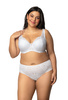 Set padded bra white Natalie BIG M-3824/22 and panties F-3824/52