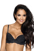 Biustonosz push-up czarny Iliana M-0144/11