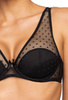 Set push-up bra black Dotssy M-3714/11/1 and panties F-3714/5