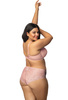 Set padded bra powder pink Natalie BIG M-3824/22 and panties F-3824/52
