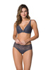 Set push-up bra grey Nerine M-3931/11 and panties F-3931/5