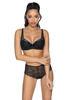 Set padded bra black Lou M-3343/22 and panties F-3343/54