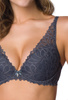 Set push-up bra grey Nerine M-3931/11 and thongs S-3931/4