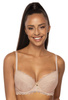 Set push-up bra beige Estelle M-0198/11/1 and thongs S-0198/4