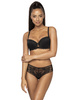 Set push-up bra black Lindsay M-0203/11 and thongs S-0203/4 