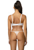 Komplet biustonosz push-up biały Kate M-3654/11 i stringi S-3654/4