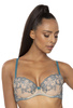 Set push-up beige-turquoise Maureen M-3808/11 and panties  F-3808/5