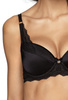 Biustonosz push-up czarny Justina M-0172/11