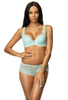 Set padded bra aquamarine Carmela M-053/22 and brasilian pants F-053/54/2