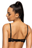 Komplet biustonosz push-up czarny Nell M-0196/1 i figi F-0196/5