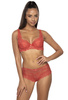 Set padded bra brick Carmela M-053/22 and brazilian panties F-053/54/2