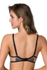Set push-up bra beige-black Frances M-3804/11/1 and panties F-3804/5