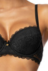 Set push-up bra black Estelle M-0198/11/1 and thongs S-0198/4