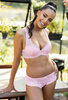 Set padded bra pink Carmela M-053/22 and brazilian panties F-053/54/2
