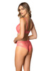Set push-up bra pink Samba M-4008/11 and brazilian panties F-4008/54