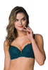 Komplet biustonosz push-up zielony Zephyr M-3935/11 i figi F-3935/5