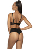 Set push-up bra black Elif M-3802/11 and thongs  Elig S-3802/42