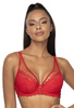 Set push-up bra red Estelle M-0198/11 and thongs S-0198/4/1
