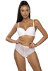 Set push-up bra white Elif M-3802/11 and thongs  Elig S-3802/42